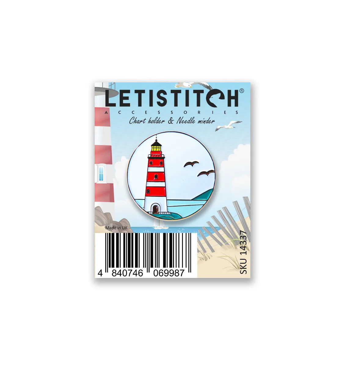 Leti Stitch Lighthouse 14337 naaldmagneet emaille