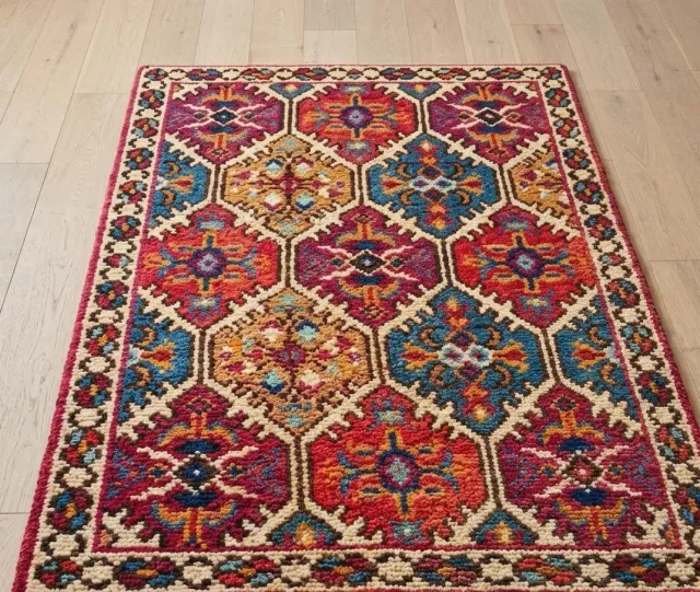 SEG Smyrnalaine Kirman knoopkleed pakket wol