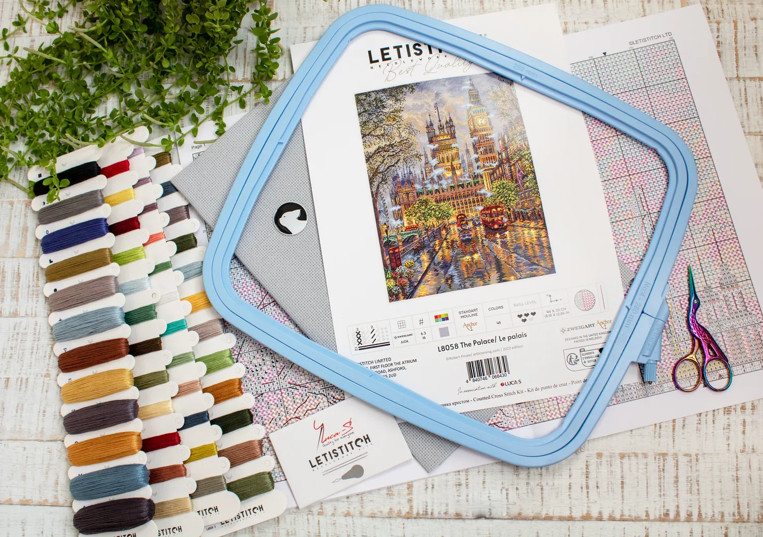 Leti Stitch L8058 The Palace borduurpakket paleis