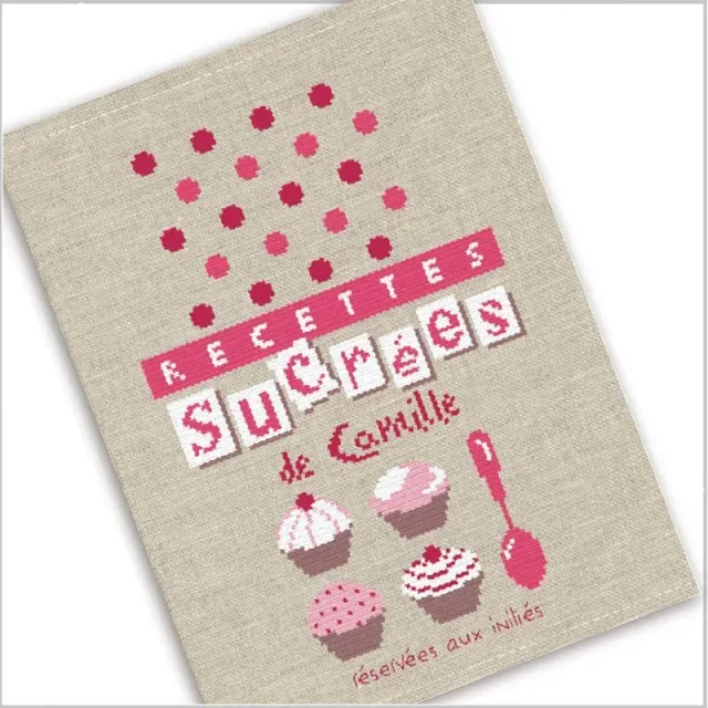 LiliPoints Sweet Recipes borduurpatroon boekomslag