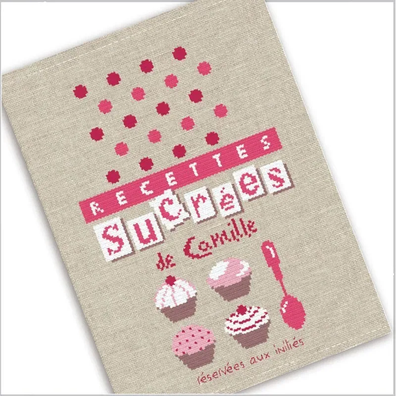 LiliPoints Sweet Recipes borduurpatroon boekomslag
