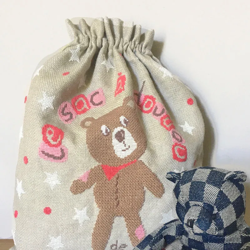LiliPoints Comforter Bag B031 borduurpatroon roze