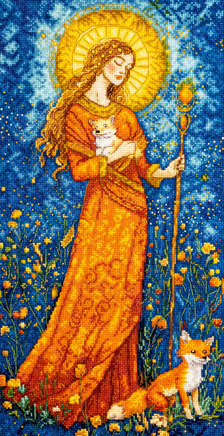 Leti Stitch LI 55-00 Goddess of the Autumn borduurpakket herfst