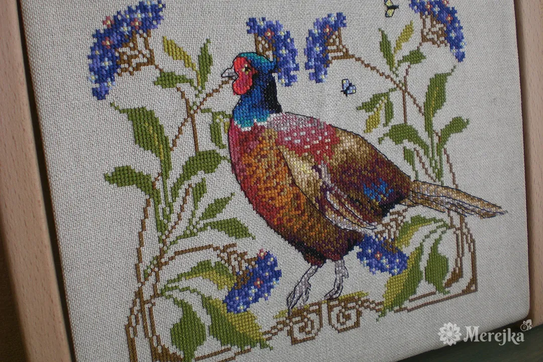 Merejka The Pheasant borduurpakket 22x16 fazant