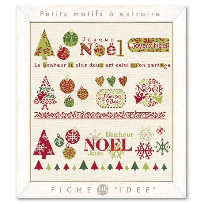 LiliPoints Christmas Ideas borduurpatroon kerst