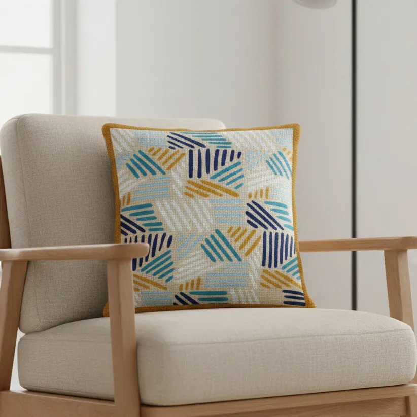 SEG Zebra kussen borduurpakket 40x40 cm compleet