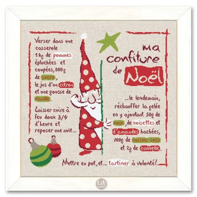 LiliPoints Christmas Jam borduurpatroon kerst 224x220
