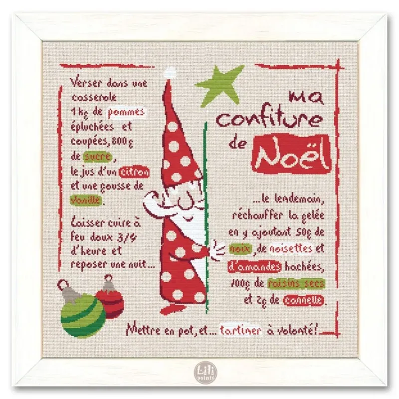 LiliPoints Christmas Jam borduurpatroon kerst 224x220