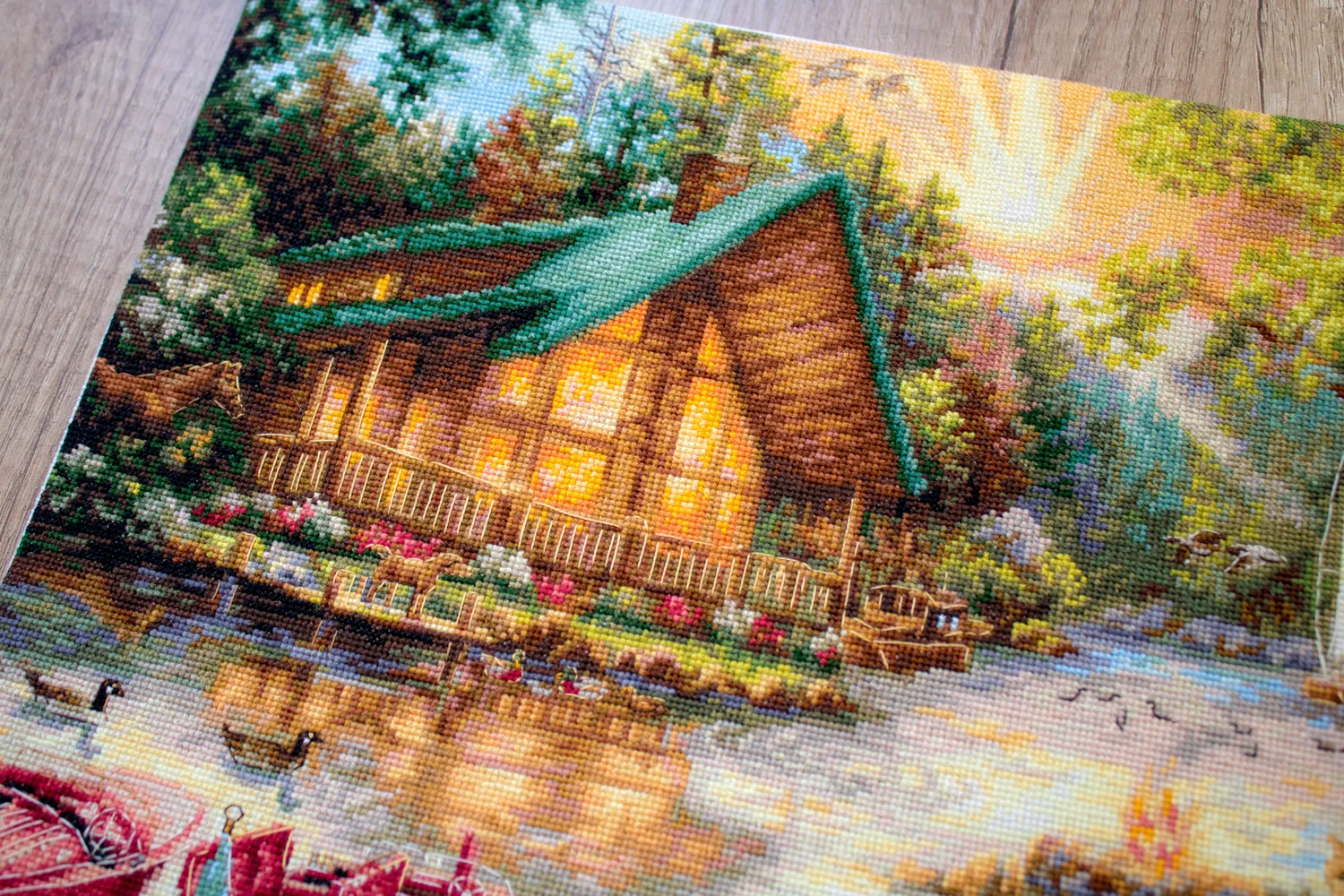 Leti Stitch 963 Seize the Day borduurpakket 42x32 Zweigart