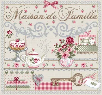 Madame la Fée Maison de Famille borduurpatroon