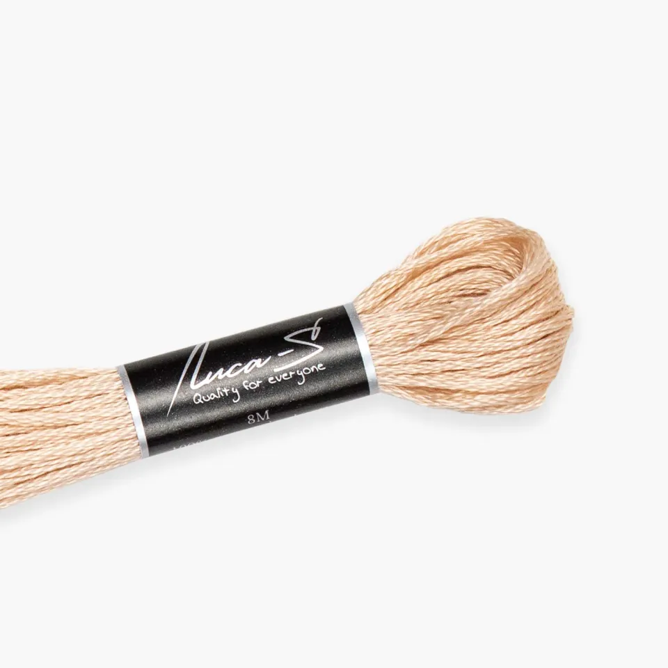 Leti Stitch Luca-S splijtgaren 418 beige 8 m