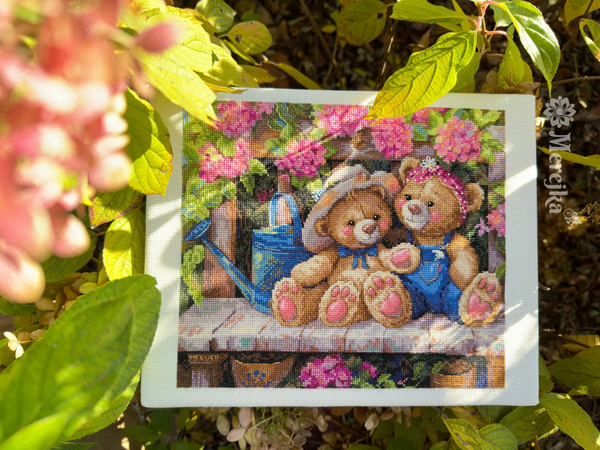 Merejka Garden Friends borduurpakket 21x24,5