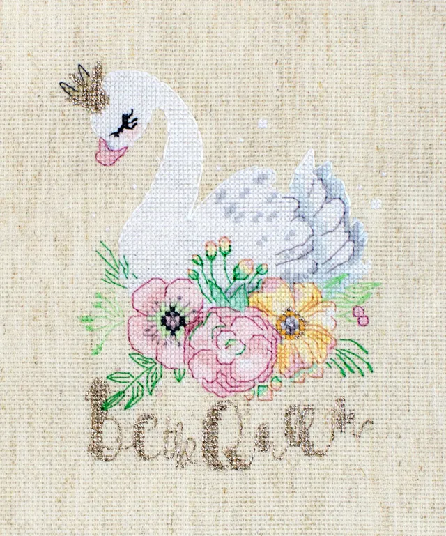 Leti Stitch 996 Be the Queen borduurpakket Aida 14x11 cm