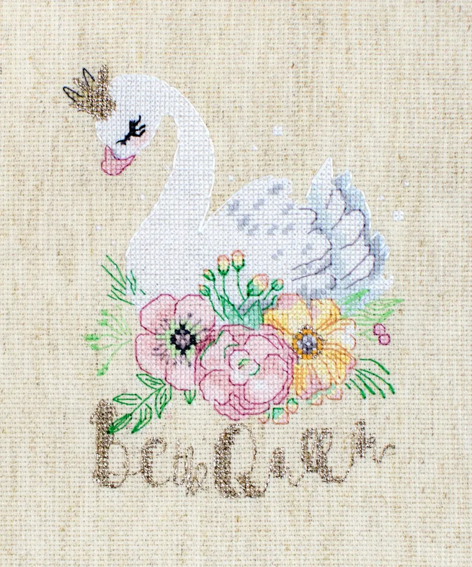 Leti Stitch 996 Be the Queen borduurpakket Aida 14x11 cm