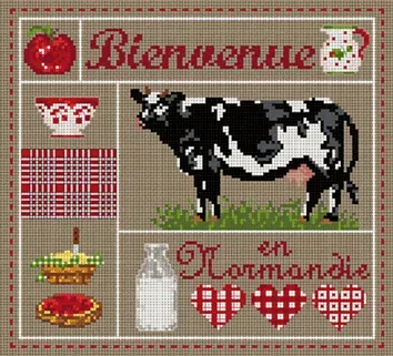Madame la Fée Mini Normandie borduurpatroon pdf kruissteek