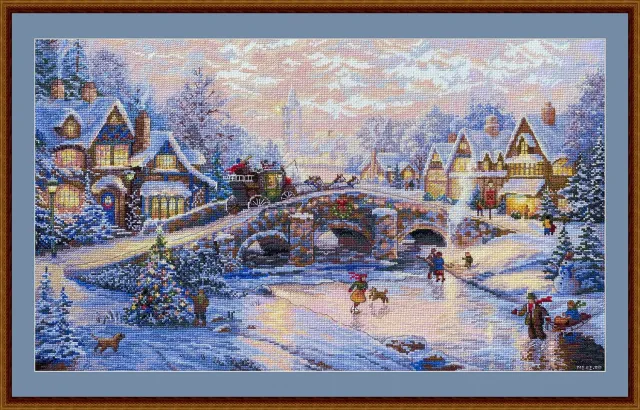 Merejka Spirit of Christmas borduurpakket ecru kerst