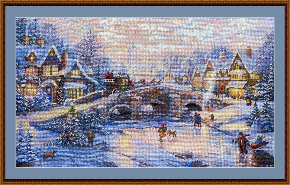 Merejka Spirit of Christmas borduurpakket ecru kerst