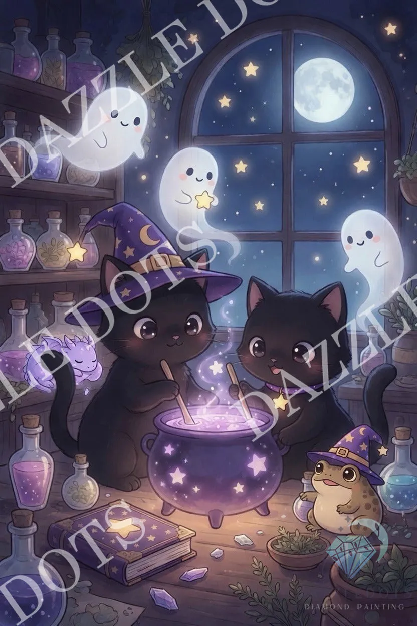 Leti Stitch Dazzle Dots LDS-7079 Potion Night diamond painting 40x60