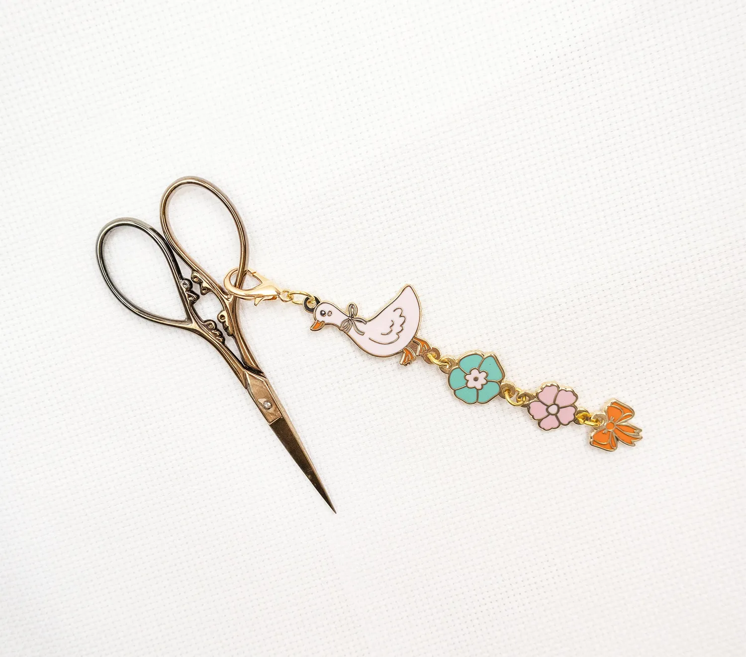 Leti Stitch 3103 Happy Duckling schaarhanger acryl