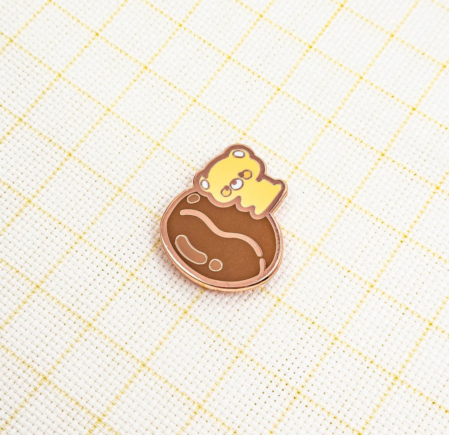 Leti Stitch 14396 Bean Bear naaldmagneet 27mm emaille