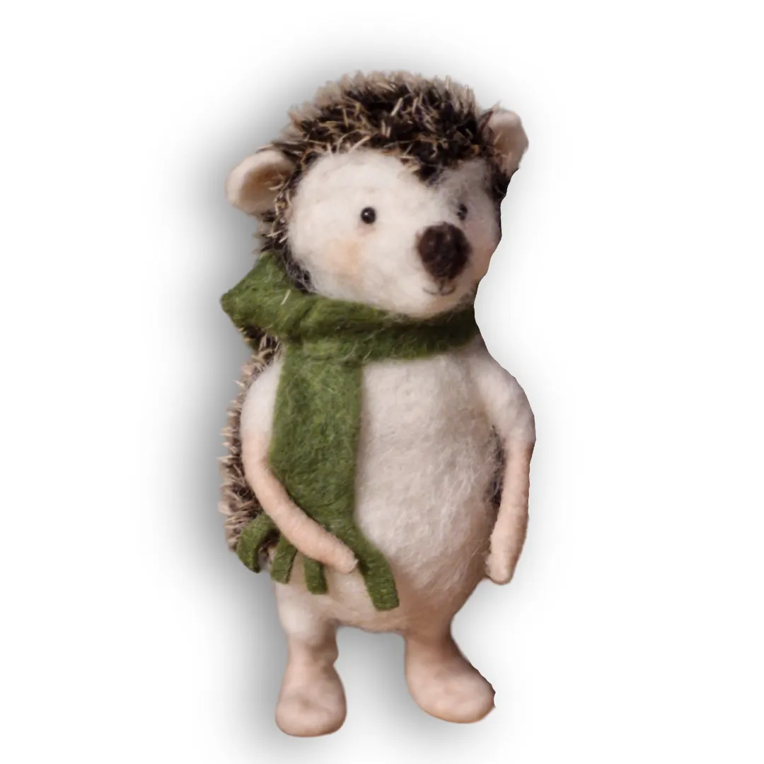 The Wool Family Ollie egel naaldviltpakket beginner+ wol