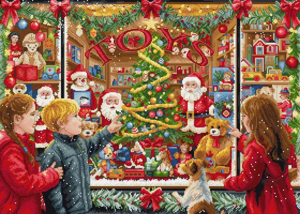 Leti Stitch L10-006 Toy Wonderland borduurpakket 45x32