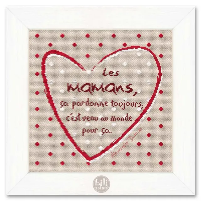 LiliPoints Mothers borduurpatroon alleen chart moeder