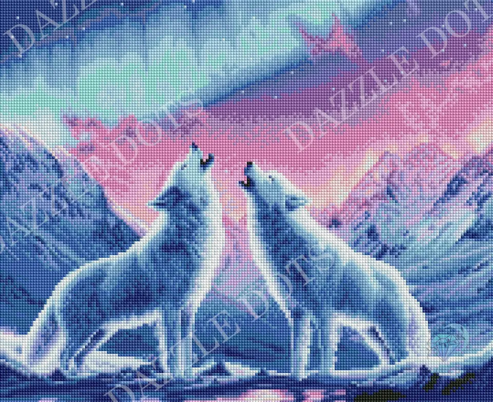 Leti Stitch Dazzle Dots LDS 7017 Echo of Ice diamond painting