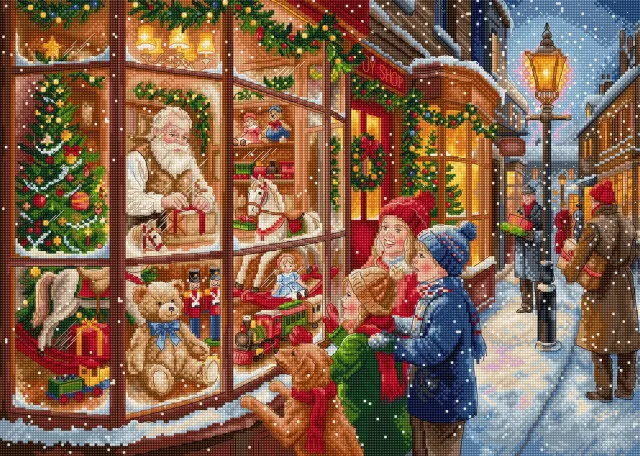 Leti Stitch L10-007 Holiday Magic borduurpakket 40x29 cm