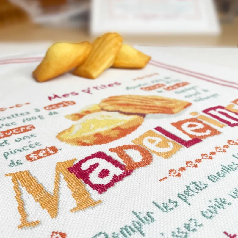 LiliPoints Les Madeleines borduurpatroon 206x200