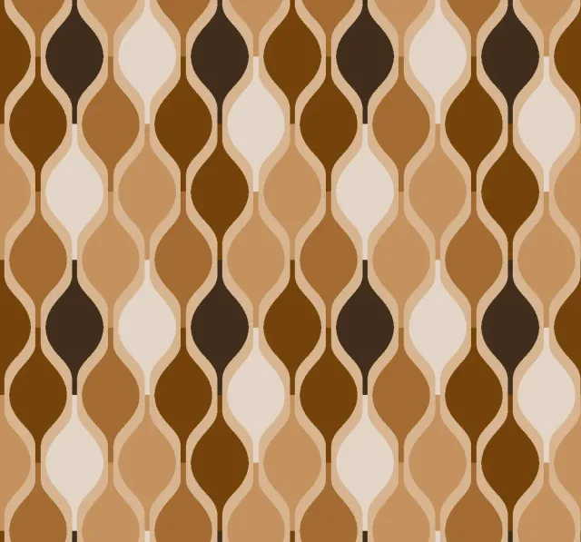 Collection Privée Waves Chocolate stofstaal 3x1,6m bruin