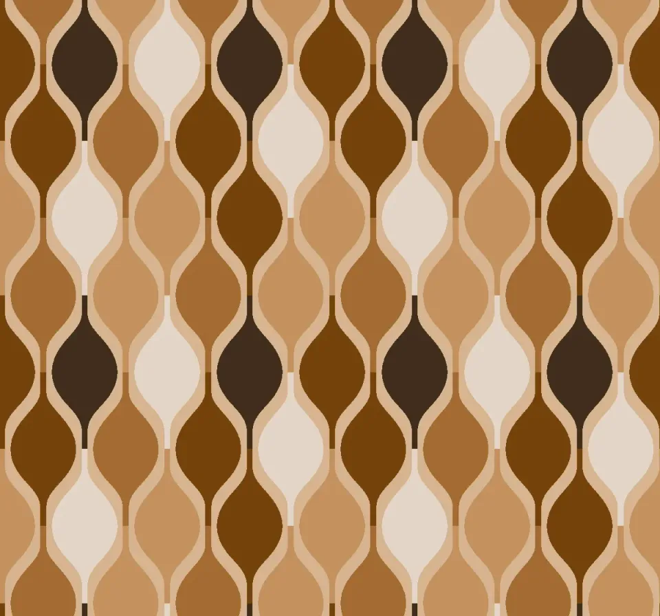 Collection Privée Waves Chocolate stofstaal 3x1,6m bruin