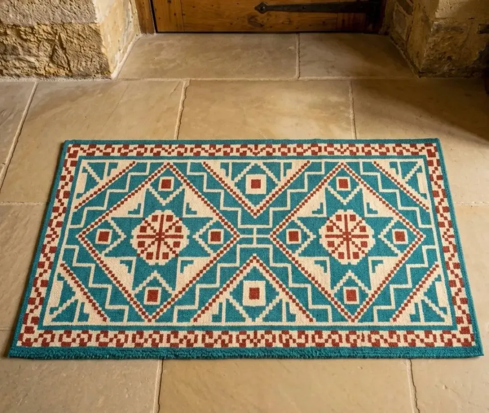 SEG Smyrnalaine Mosaique knooptapijt pakket kleed