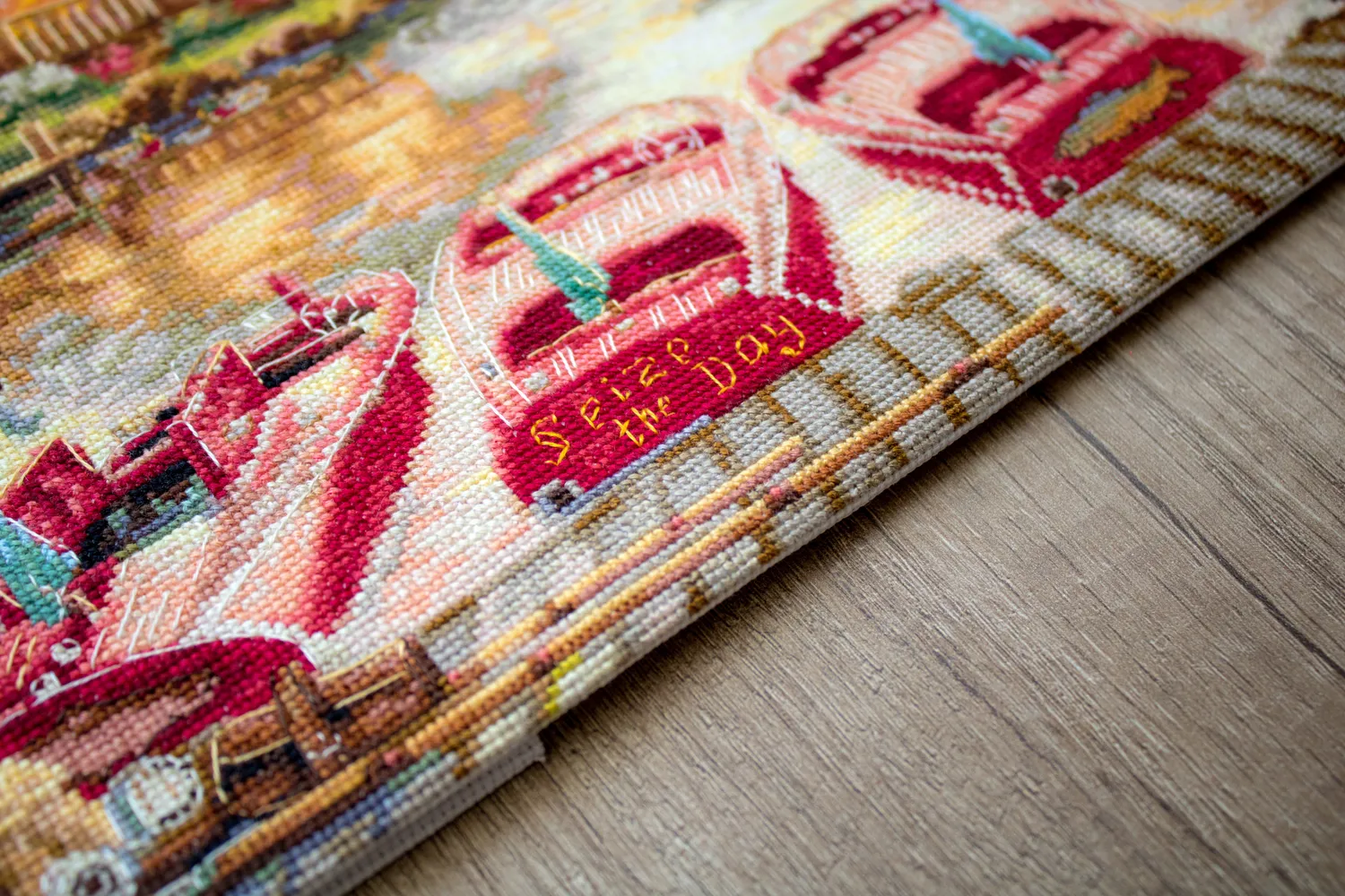 Leti Stitch 963 Seize the Day borduurpakket 42x32 Zweigart