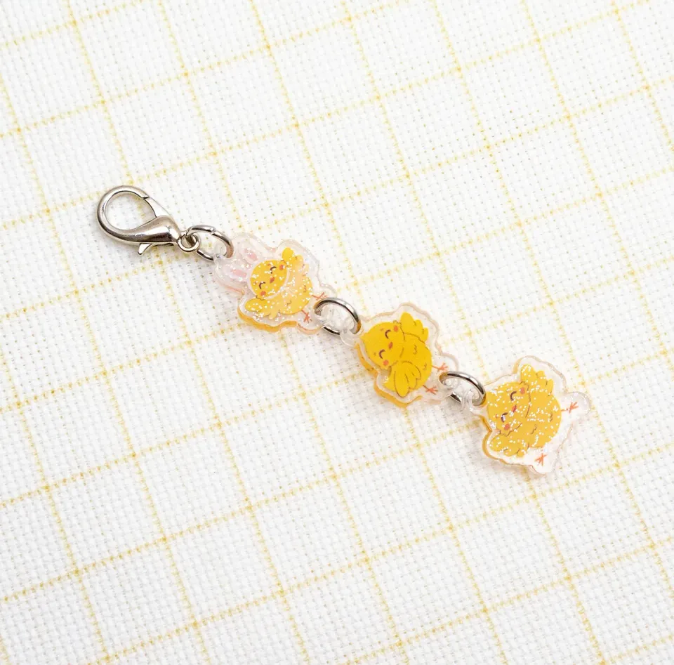 Leti Stitch 3102 Dancing Chicks schaarmagneet acryl lichtgewicht