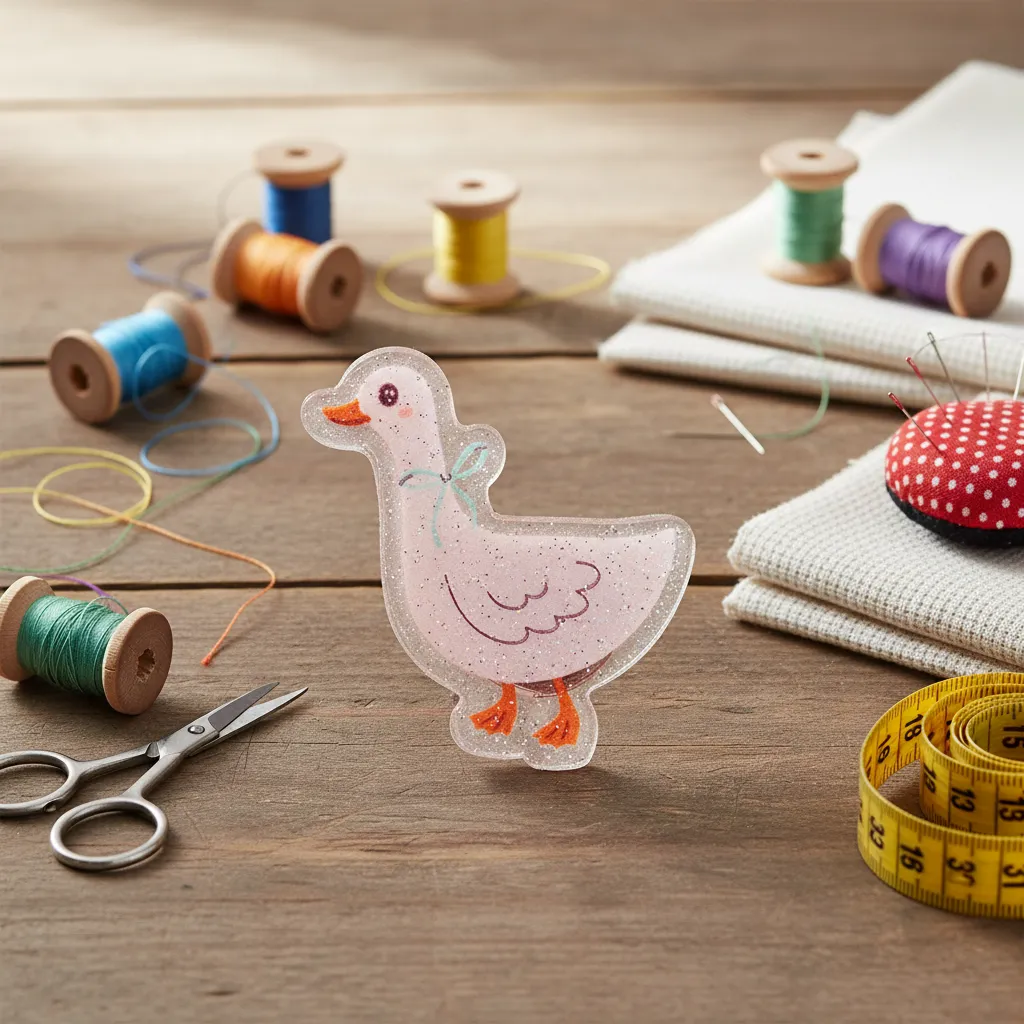 Leti Stitch 14391 Happy Duckling naaldmagneet 40 mm