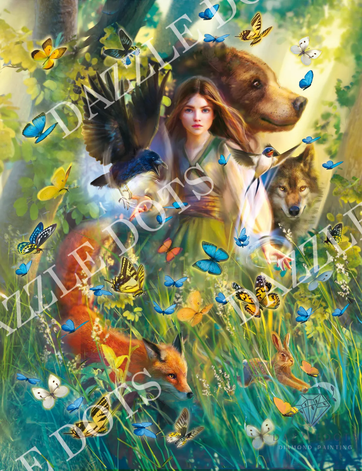 Dazzle Dots LDS-7028 Magic Friendships diamond painting 55x70