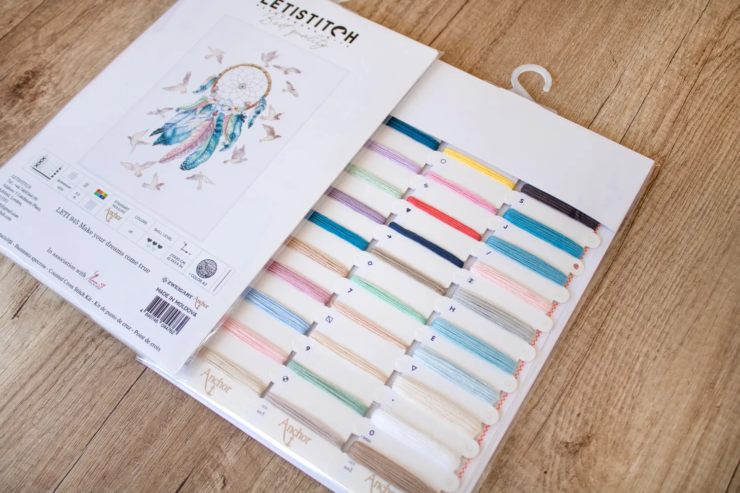 Leti Stitch 945 Make Your Dreams borduurpakket 27x20 cm