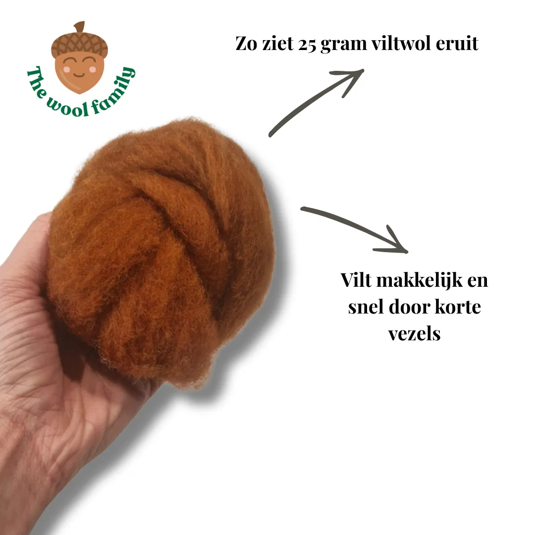 The Wool Family Honden Collectie corriedale wol 125 gr