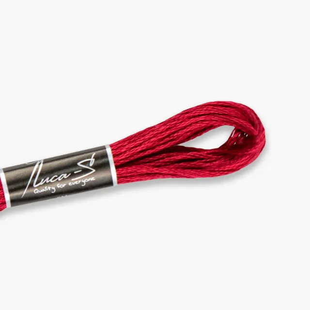 Leti Stitch Luca-S 27 splijtgaren 8m DMC 816 rood