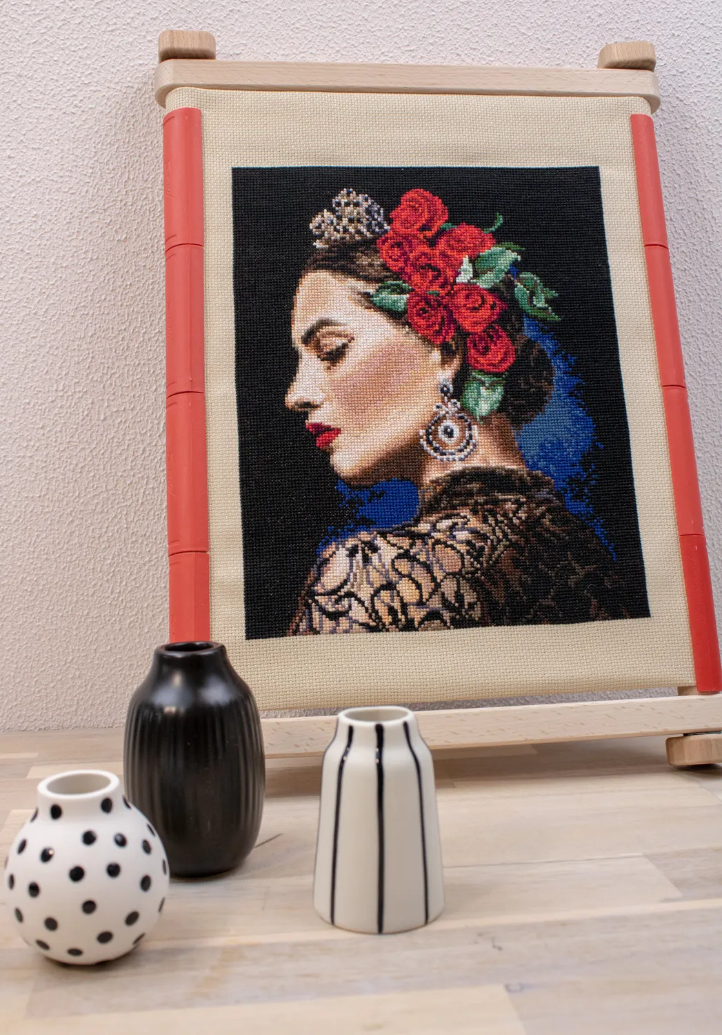Leti Stitch L8029 Muse borduurpakket 25x20 cm portret