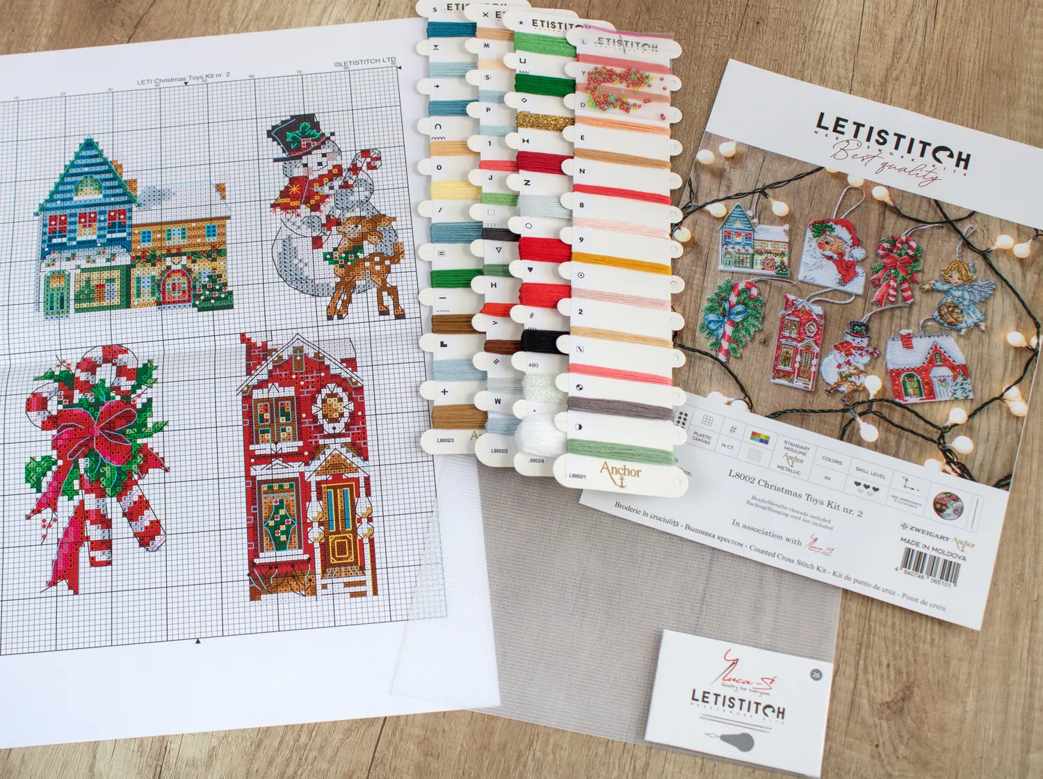 Leti Stitch L8002 Christmas Toys borduurpakket nr. 2