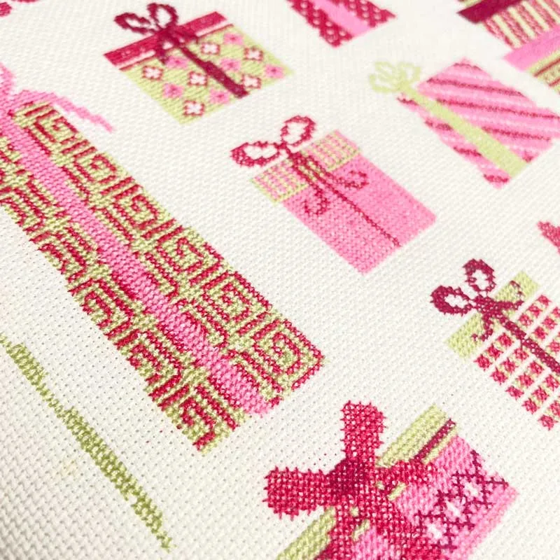 LiliPoints Christmas presents borduurpatroon kerst 2 varianten