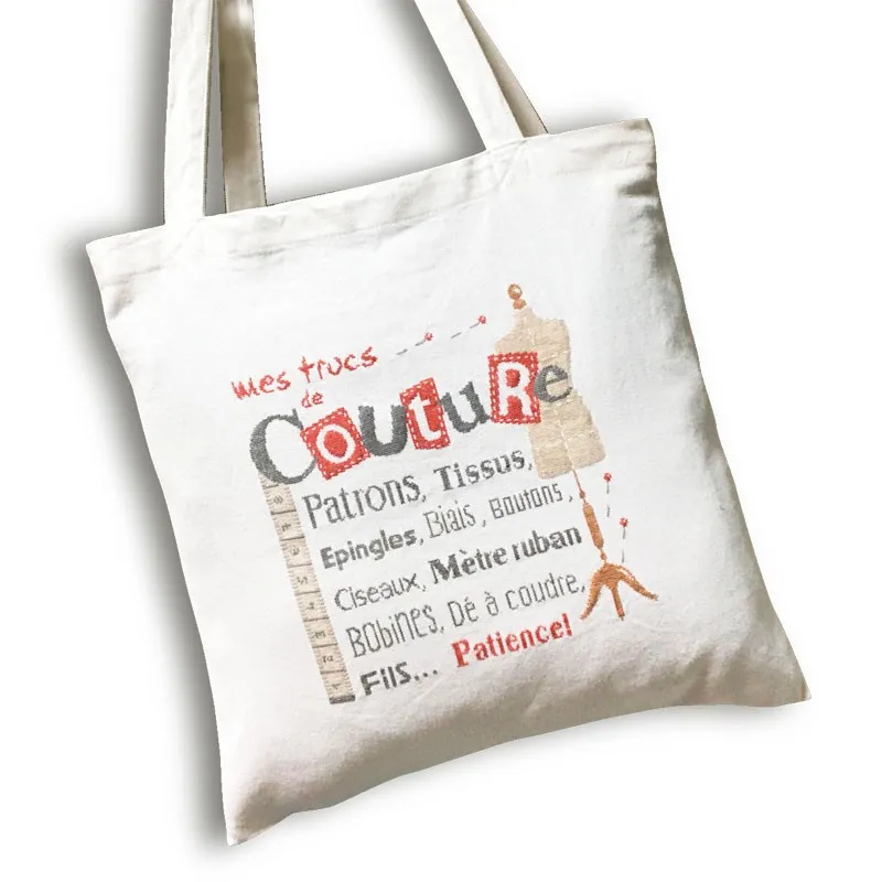 LiliPoints Couture Bag borduurpatroon grijze en witte versie