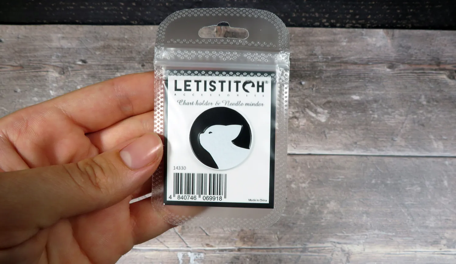 Leti Stitch Classic 14330 naaldminder patroonhouder emaille 25 mm
