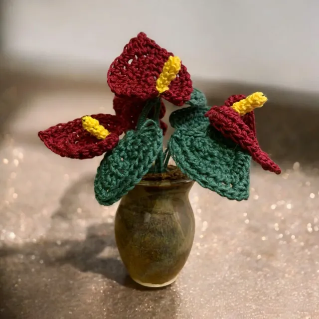 Leijns Creative Greenhouse Anthurium haakpatroon flamingoplant