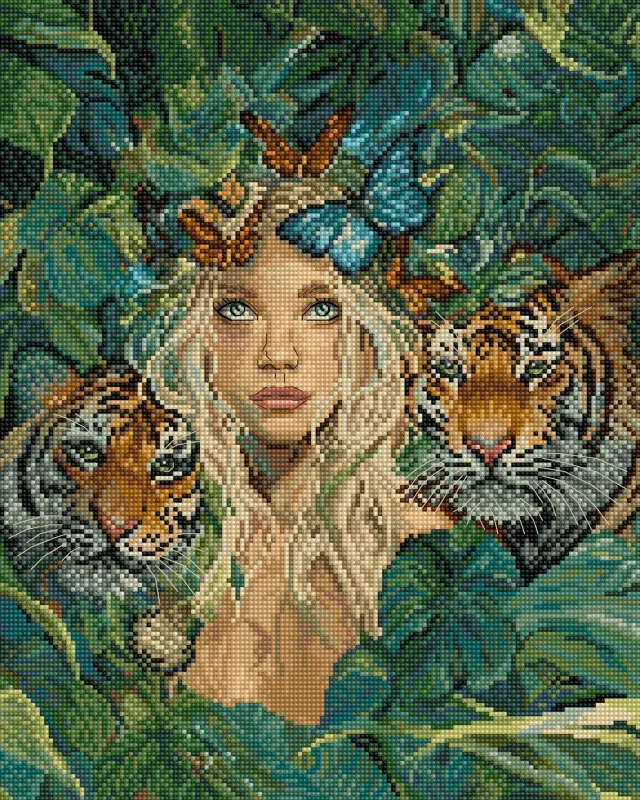 Leti Stitch L9974 Nature’s Muse borduurpakket 23x29 cm