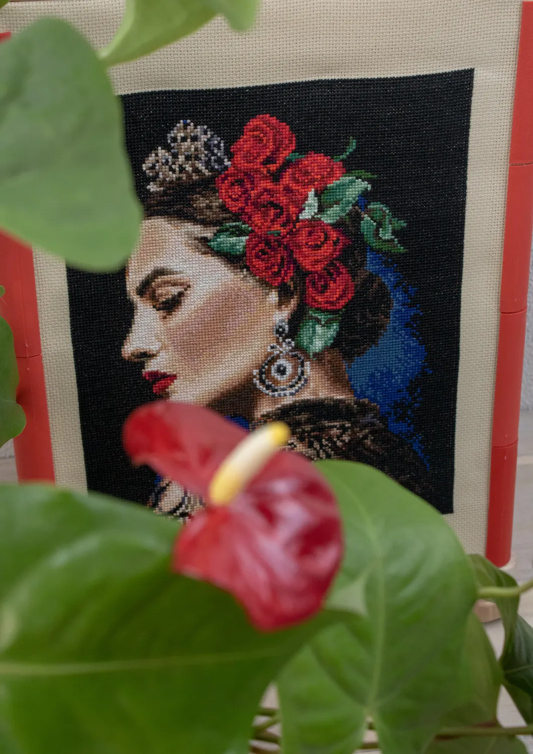 Leti Stitch L8029 Muse borduurpakket 25x20 cm portret