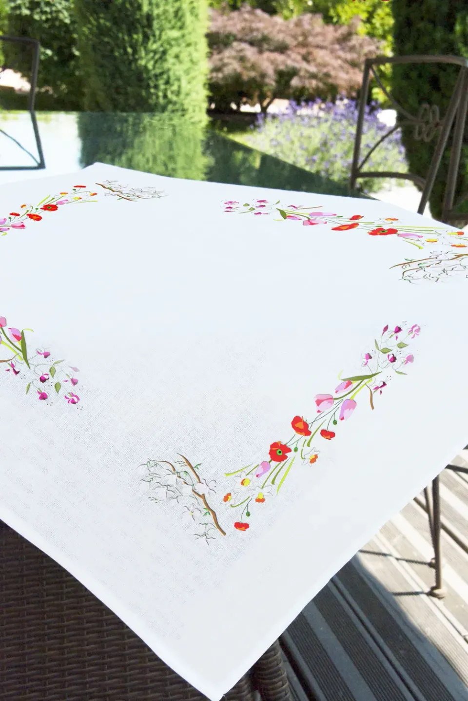 SEG Brodélia Fleurs d'Été tafelloper borduurpakket