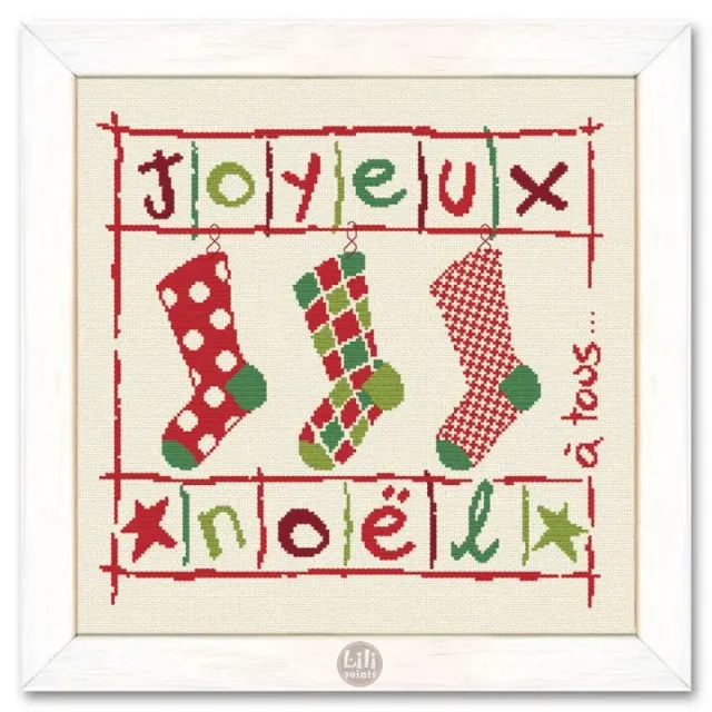 LiliPoints Christmas Stockings borduurpatroon kerst